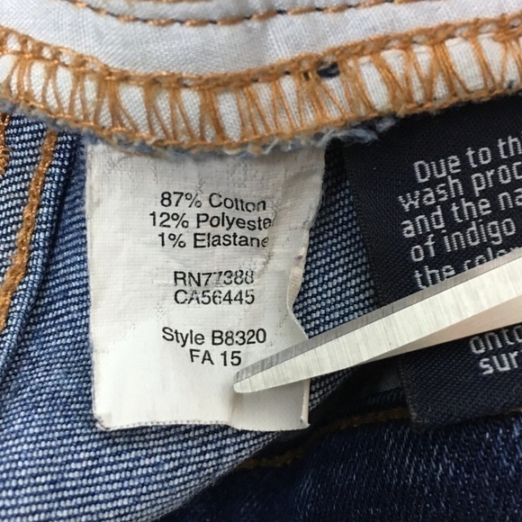 J CREW Factory Jeans Skinny Stretch Mid Rise Medium Wash Denim Slim Size 27/28 - Picture 7 of 13